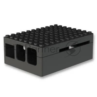 Корпус ACD RA182 black для микрокомпьютера Raspberry Pi 3 черный ABS Plastic Building Block case for Raspberry Pi 3