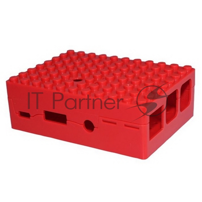 Корпус RA183 red для микрокомпьютера Raspberry Pi 3 ACD Red ABS Plastic Building Block case for Raspberry Pi 3