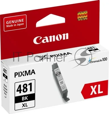 Картридж струйный Canon CLI-481XL BK 2047C001 черный (8.3 мл) для Canon Pixma TS6140/TS8140TS/TS9140/TR7540/TR8540