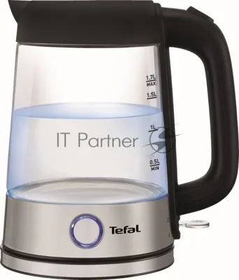 Электрочайник Tefal KI750D30 серебристый, 1.7 л, 2400 Вт, скрытый нагревательный элемент
