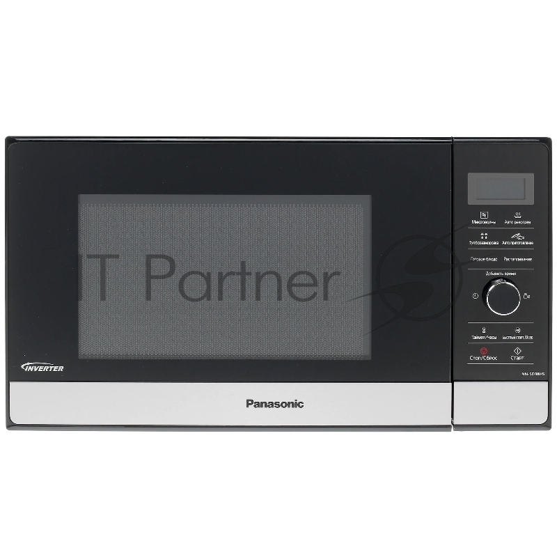 Микроволновая печь Panasonic NN-SD38HSZPE черный/серебристый, 23 л, 1000 Вт, переключатели - сенсор, поворотный механизм
