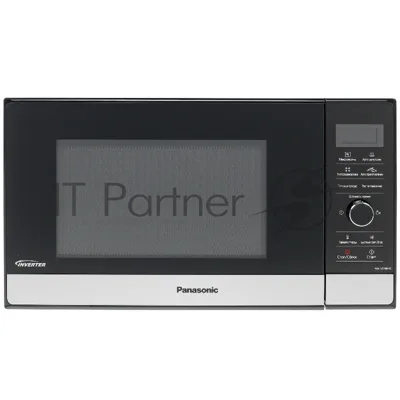 Микроволновая печь Panasonic NN-SD38HSZPE черный/серебристый, 23 л, 1000 Вт, переключатели - сенсор, поворотный механизм