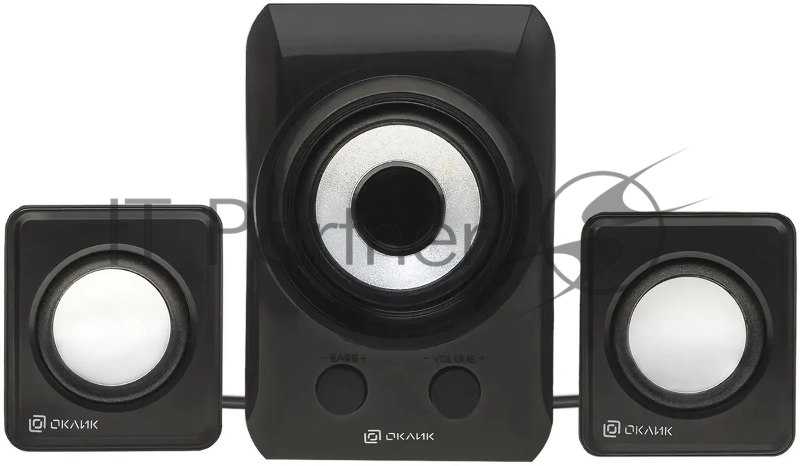 Акустическая система Oklick OK-420 2.1 черный 11Вт