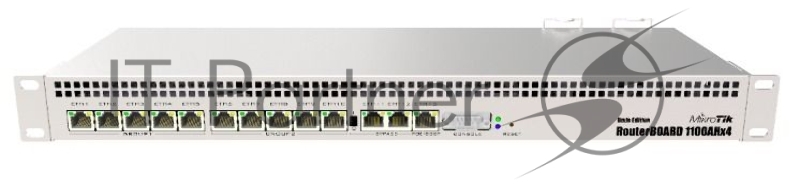 Маршрутизатор MikroTik RB1100AHx4 Dude Edition, 13×1 Гбит/с, управляемый