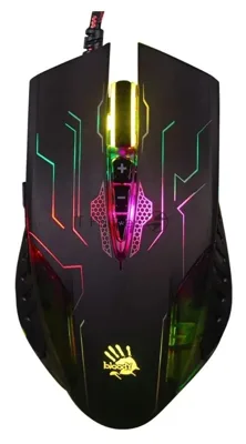 Мышь проводная A4Tech Bloody Q51 черный, 3200 dpi, USB, кнопки - 8