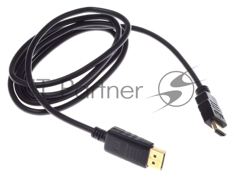 Кабель аудио-видео Buro HDMI (m)/DisplayPort (m) 1.8м. феррит.кольца позолоченные контакты черный