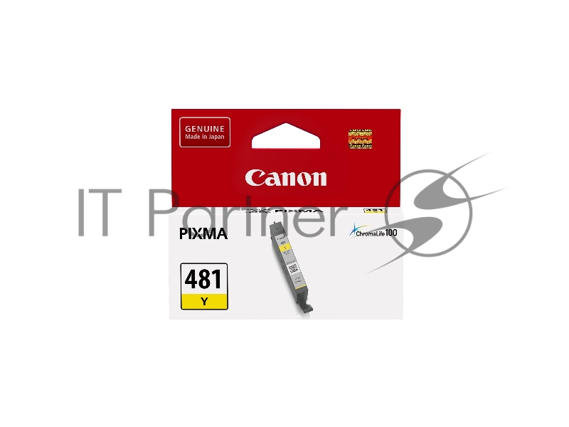 Картридж струйный Canon CLI-481 Y EMB желтый (257 стр.) для Canon TS6140/TS8140/TS9140/TR8540
