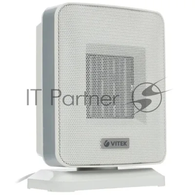 Тепловентилятор Vitek VT-2052 GY, серый, 1500 Вт, 20 м2, электронный термостат