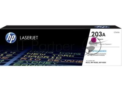 Картридж лазерный HP CF543A (HP 203A) пурпурный для HP LaserJet M254/M280/M281 1300 страниц.