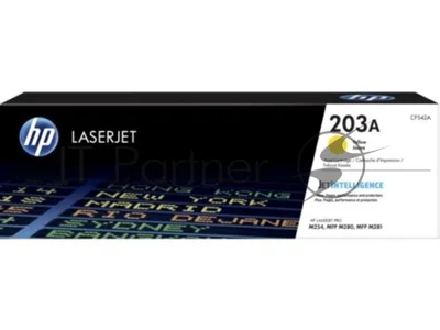 Картридж лазерный HP 203A CF542A (HP 203A) желтый для HP LaserJet M254/M280/M281 1300 страниц
