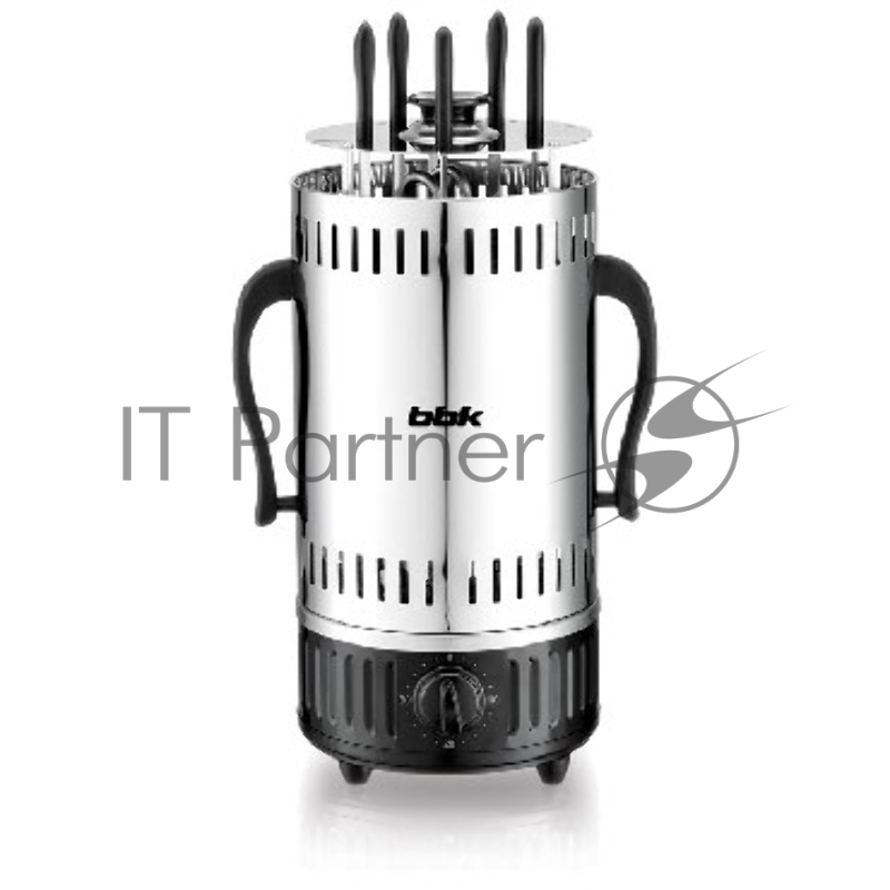 Шашлычница электрическая BBK BBQ601T нержавеющая сталь/черный