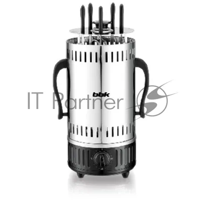 Шашлычница электрическая BBK BBQ601T нержавеющая сталь/черный