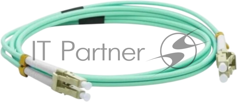 Патч-корд LANMASTER LAN-2LC-2LC/OM3-1.0 2x50/125 OM3 LC дуплекс-LC дуплекс 1м LSZH голубой