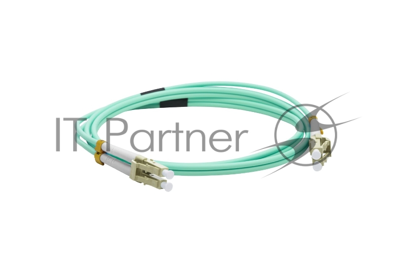 Кабель Патч-корд LANMASTER LAN-2LC-2LC/OM3-3.0 2x50/125 OM3 LC дуплекс-LC дуплекс 3м LSZH голубой