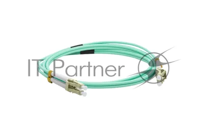 Кабель Патч-корд LANMASTER LAN-2LC-2LC/OM3-3.0 2x50/125 OM3 LC дуплекс-LC дуплекс 3м LSZH голубой