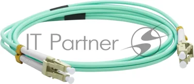 Патч-корд LANMASTER LAN-2LC-2LC/OM3-10 2x50/125 OM3 LC дуплекс-LC дуплекс 10м LSZH голубой