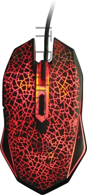 Мышь проводная Qumo Solaris M10 + коврик, проводная, оптическая, 800/1200/1600/2200 dpi