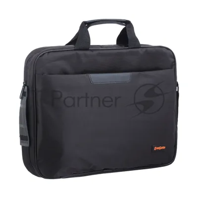 Сумка для ноутбука ExeGate EX264610RUS Office F1595 Black, черная, полиэстер, для ноутбуков до 15.6"