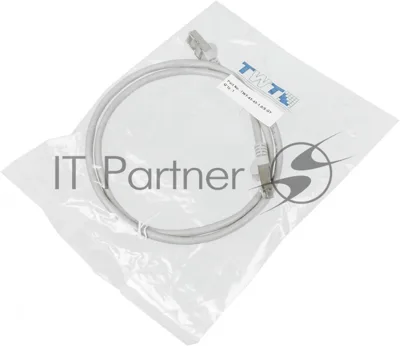 Патч-корд LANMASTER TWT-45-45-1.0/S-GY вилка RJ-45-вилка RJ-45 cat.5е 1м серый LSZH (уп.:1шт)