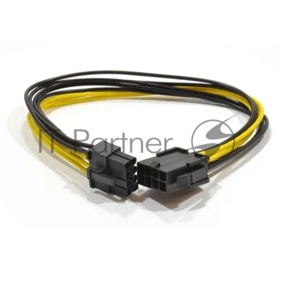 Удлинитель кабеля питания Cablexpert CC-PSU-84, PCI-Express 6+2pin M/PCI-Express 6+2pin F, 30 см