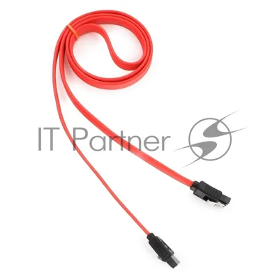 Кабель интерфейсный SATAIII Cablexpert CC-SATAM-DATA-0.8M, 80 см, 7pin/7pin, защелка, пакет