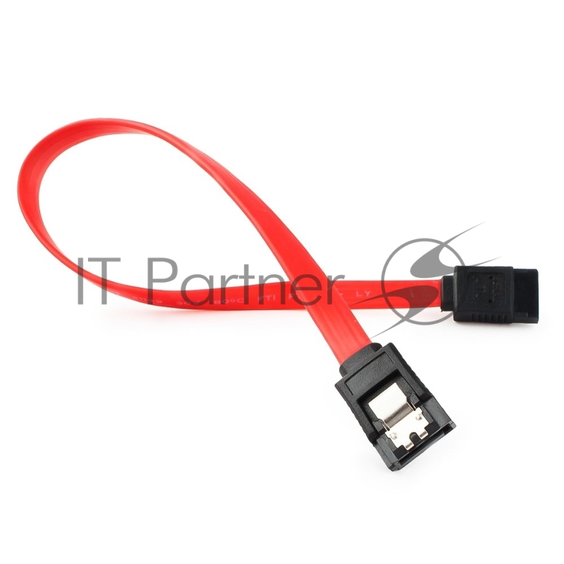 Кабель интерфейсный SATAIII Cablexpert CC-SATAM-DATA-0.3M, 30 см, 7pin/7pin, защелка, пакет