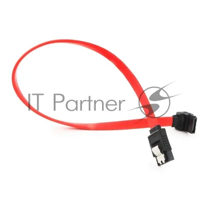 Кабель интерфейсный SATA Cablexpert CC-SATAM-DATA90-0.3M, 30 см, угловой разъем, 7pin/7pin, защелка, пакет