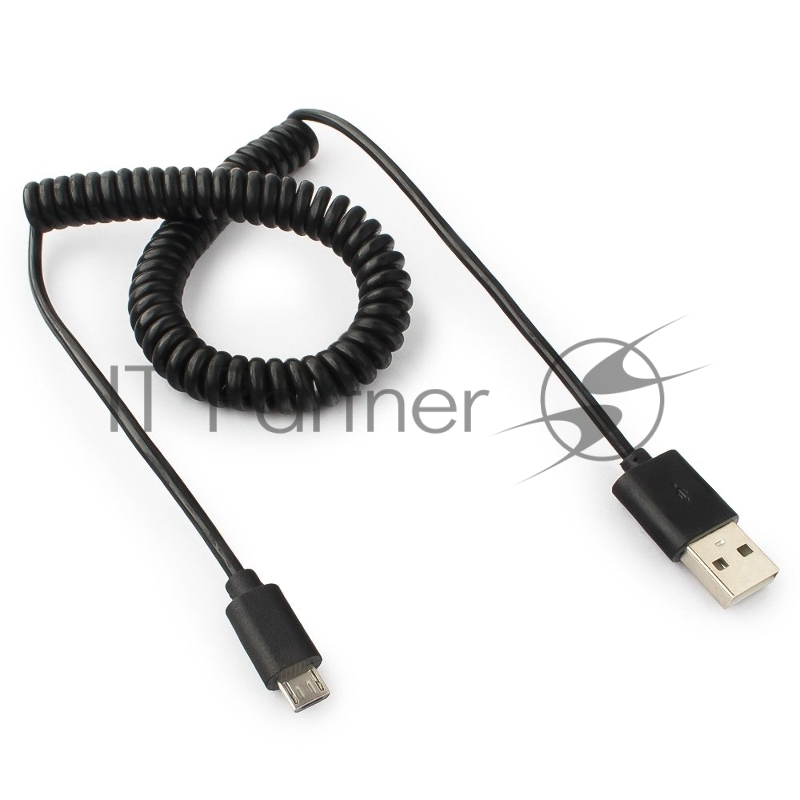 Кабель Cablexpert USB2.0 Pro, AM/microBM 5P, 1.8м, витой, черный, пакет (CC-mUSB2C-AMBM-6)