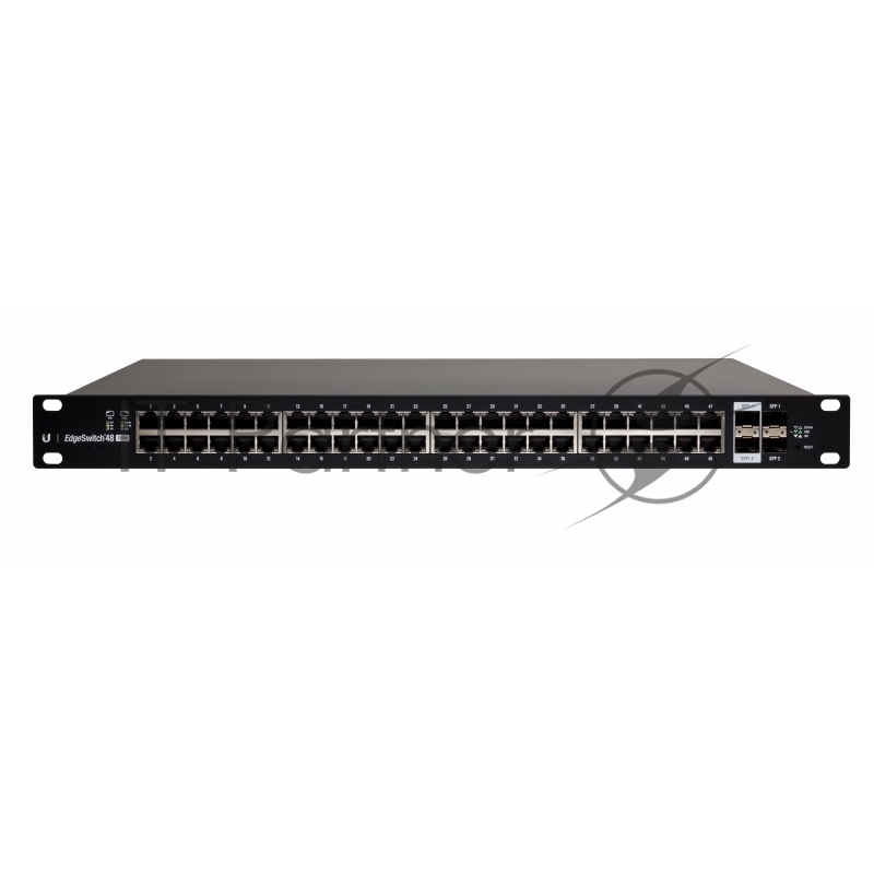 Коммутатор Ubiquiti EdgeSwitch 48 500W (ES-48-500W), 48×1 Гбит/с PoE + 2×1 Гбит/с SFP + 2×10 Гбит/с SFP+, управляемый