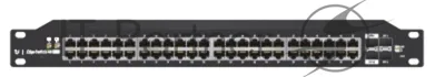 Коммутатор UBIQUITI ES-48-500W 48-портовый коммутатор с раздачей 24 В или 48 В на всех портах! Суммарно выдаваемая мощность на портах 500 Вт!