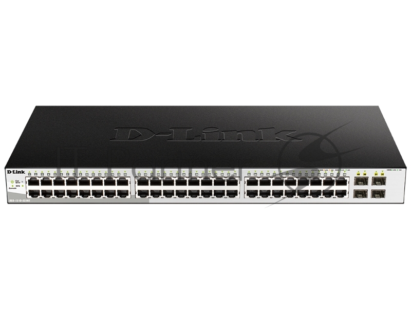 Коммутатор D-Link DGS-1210-52/ME/B1A, 48×1 Гбит/с + 4×1 Гбит/с SFP, управляемый