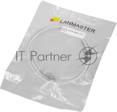 Патч-корд LANMASTER FTP LAN-PC45/S5E-1.5-GY вилка RJ-45-вилка RJ-45 cat.5е 1.5м серый LSZH (уп.:1шт)