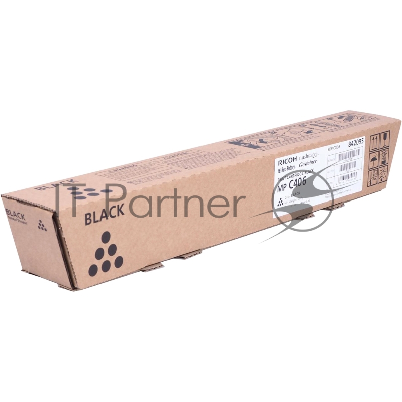Картридж лазерный тип MP C406 черный для Ricoh MPC306/406/307 (17000 стр)