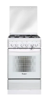 Плита газовая Gefest ПГ 5300-02 0040 белый, конфорок 4 шт, духовка 52 л, 50 см x 85 см x 58.5 см