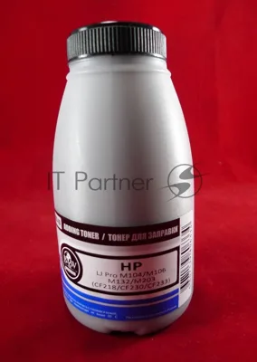 Тонер HP LJ Pro M104/M106/M132/M203 (CF218/CF230/CF233) (для оригинальных картриджей) (фл. 70г) B&W Premium фас. Россия