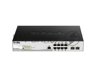 Коммутатор D-Link DGS-1210-10P/ME/B1A, 8×1 Гбит/с + 2×1 Гбит/с SFP, управляемый