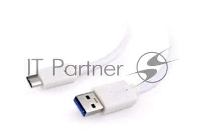 Кабель USB Cablexpert CCP-USB3-AMCM-6-W, USB3.0 AM/USB Type-C, 1.8м, белый, пакет