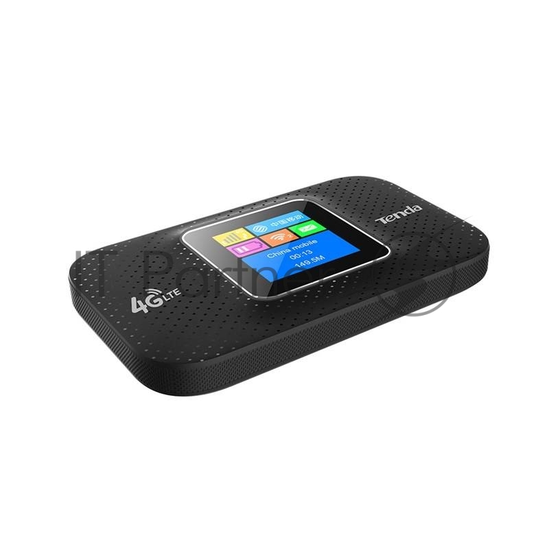 Мобильный роутер Tenda 4G185 4G LTE, встроенная батарея 2100 мА·ч; поддержка карт памяти до 32Gb