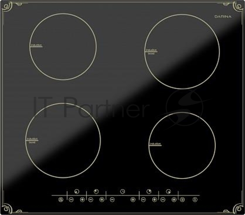 Индукционная варочная поверхность Darina P8 EI 305 B, 4 конфорки, стеклокерамика, 8200 Вт