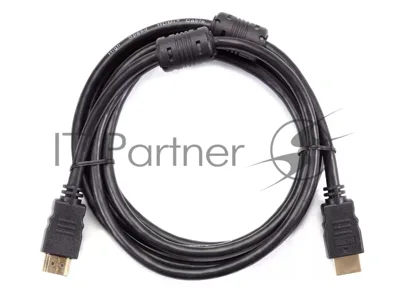 Кабель Telecom HDMI-19M --- HDMI-19M ver 2.0+3D/Ethernet,2 фильтра 2m TCG200F-2M