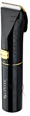 Машинка для стрижки Centek CT-2119 (черный/золотой) сеть/аккум, ножиТИТАН+КЕРАМИКА, 180 мин от батареи