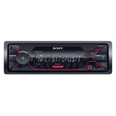 Автомагнитола Sony DSX-A410BT, 1 DIN, Bluetooth, USB Type-A, AUX, съёмная панель