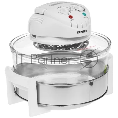 Аэрогриль Centek Ct-1456 белый, 1400 Вт, 12 л, механическое управление, 0 программ