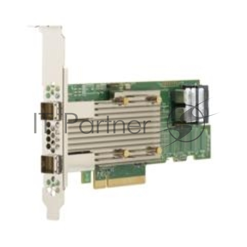 Контроллер LSI SAS 9400-8i8e SGL (05-50031-02), PCIe 3.1 x8 LP, Tri-Mode SAS/SATA/NVMe 12G HBA, 16port(2*int SFF8643+2*ext SFF8644), 3516 IOC