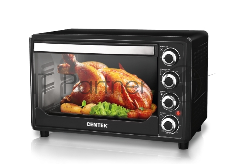 Мини-печь Centek CT-1530-36 Convection (черный) ОБЪЕМ 36л, 1600Вт, ВОЗДУШНАЯ КОНВЕКЦИЯ, 4режима