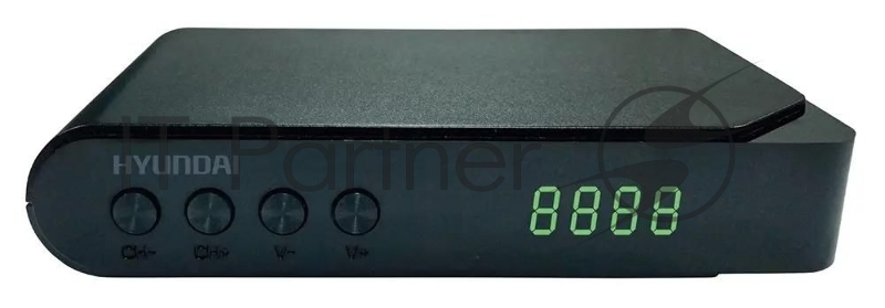 Приставка для цифрового ТВ Hyundai H-DVB200 черный, DVB-T2, DVB-T, DVB-C, HDMI, USB 2.0