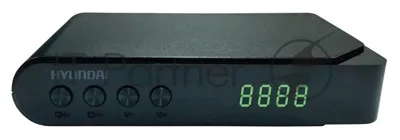Приставка для цифрового ТВ Hyundai H-DVB200 черный, DVB-T2, DVB-T, DVB-C, HDMI, USB 2.0