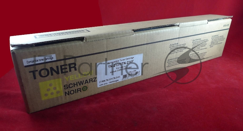 Тонер Konica-Minolta bizhub C200/C203/C253 yellow TN-213Y/TN-214Y (туба 374г) JPN