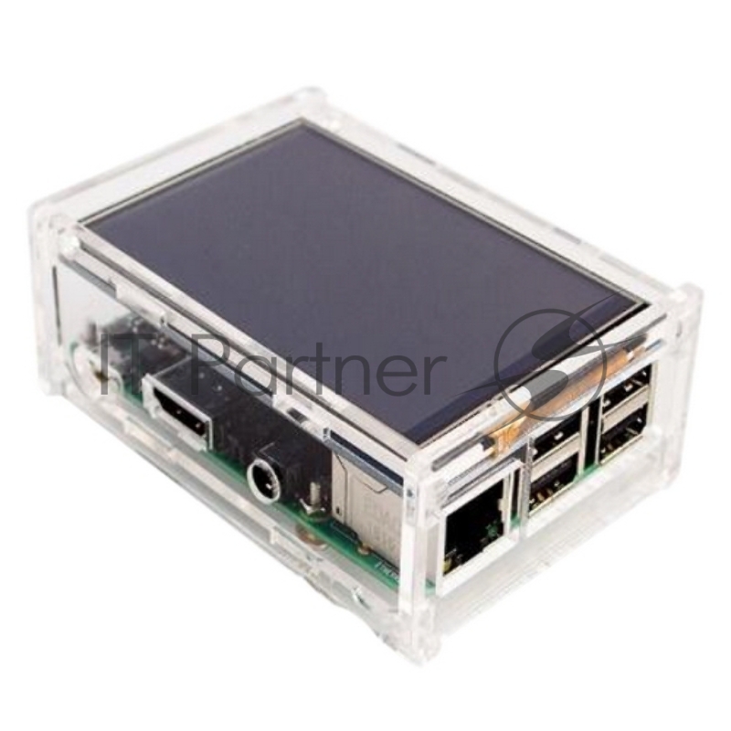 Корпус ACD Acrylic Case w/3.5 inch LCD hole for Raspberry Pi 3