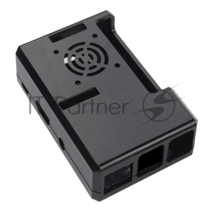 Корпус RA187 Корпус ACD черный ABS Plastic Case w/GPIO port hole and Fan holes for Raspberry Pi 3